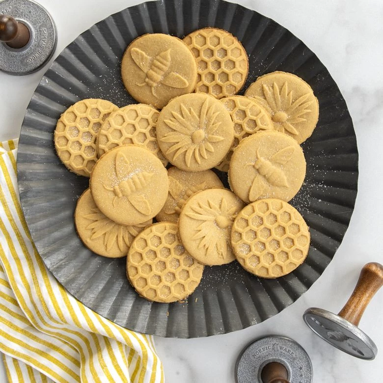 Nordic Ware Honeybee Cookie Stamps 4 Nordic Ware Honeybee Cookie Stamps