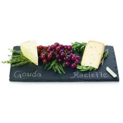 True Brands True Fabrications Slate Cheese Board