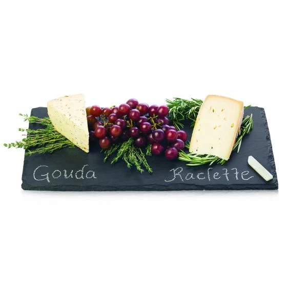 True Brands True Fabrications Slate Cheese Board 4 True Brands True Fabrications Slate Cheese Board