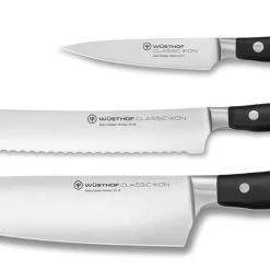 Wusthof Classic Ikon 3pc Starter Set With Bread Knife