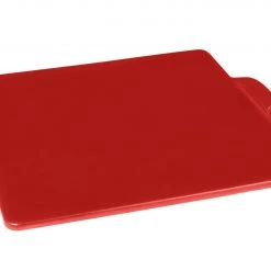 Emile Henry Bakeware Emile Square Pizza Stone, Burgundy