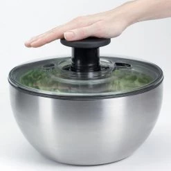 Oxo Stainless Steel Salad Spinner Kitchen Tools