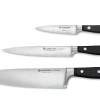 Cutlery Wusthof Classic 3pc Starter Set With 6" Utility Knife 2 Cutlery Wusthof Classic 3pc Starter Set With 6" Utility Knife