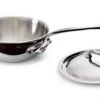 Mauviel Curved Splayed Sauté Pan W/ Lid Cookware 2 Mauviel Curved Splayed Sauté Pan W/ Lid Cookware