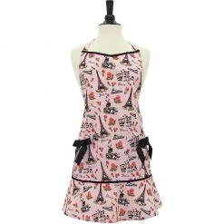 Jessie Steele Lucille Apron, Pink Paris