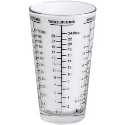 Harold Import Co. Kitchen Tools Kolder Glass Mix-in-Measure, 2 Cup