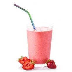 Harold Import Co. Rainbow Drinking Straws With Brush Travel & Storage