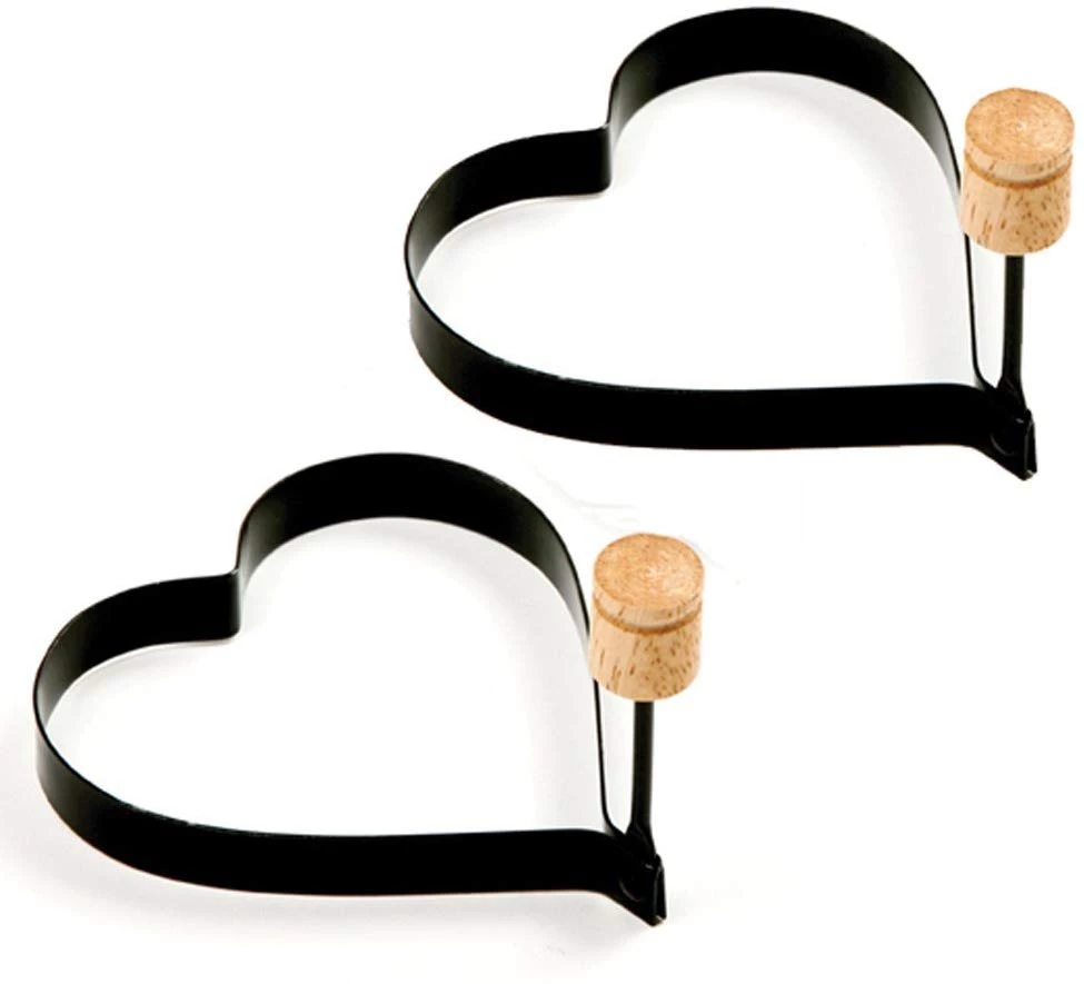 Kitchen Tools Norpro Heart Pancake/Egg Rings, 2 Pieces 3 Kitchen Tools Norpro Heart Pancake/Egg Rings, 2 Pieces