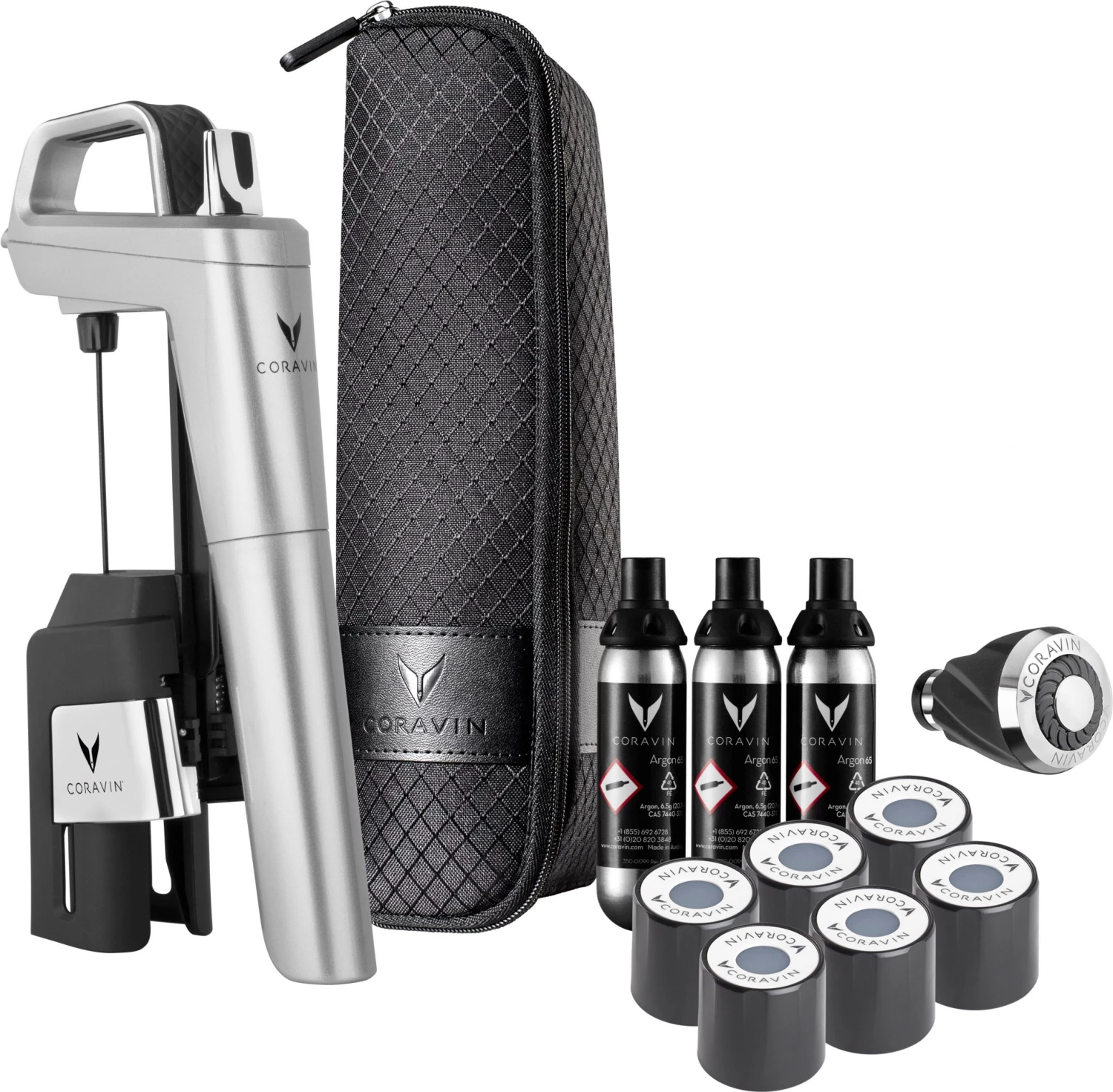 Coravin Timeless Six +, Silver (In-Store Sales Only) 3 Coravin Timeless Six +, Silver (In-Store Sales Only)