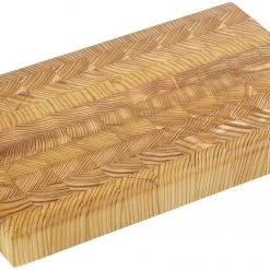 Larchwood End-Grain Cutting Board, 12.5" X 7.75"