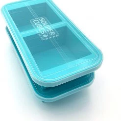 Souper Cubes 2-Cup Single Pack Aqua Travel & Storage