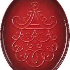 Le Creuset Oval Santa Platter 14"