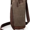 Picnic Time Wine Tote Waxed Canvas Travel & Storage 2 Picnic Time Wine Tote Waxed Canvas Travel & Storage