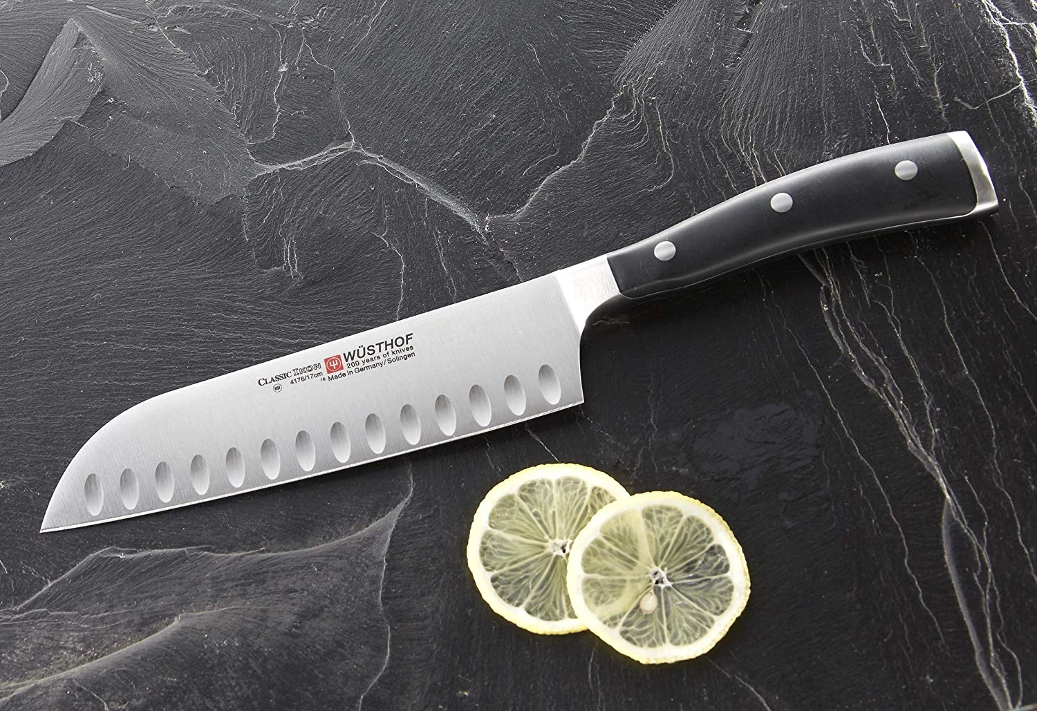 Wusthof Classic Ikon 7" Santoku, Hollow Edge 4 Wusthof Classic Ikon 7" Santoku, Hollow Edge