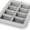USA Pan 8-Well Mini Loaf Pan Bakeware 2 USA Pan 8-Well Mini Loaf Pan Bakeware