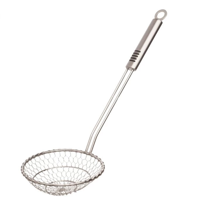 Harold Import Co. Helen's Asian 5" Stainless Steel Spider Strainer Kitchen Tools 3 Harold Import Co. Helen's Asian 5" Stainless Steel Spider Strainer Kitchen Tools
