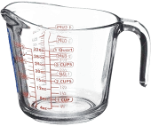 Harold Import Co. Anchor Glass Measuring Cups Kitchen Tools