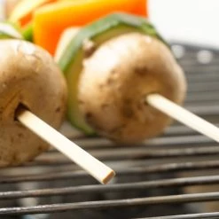 RSVP Flat Bamboo Skewers – 6″ Long Outdoor