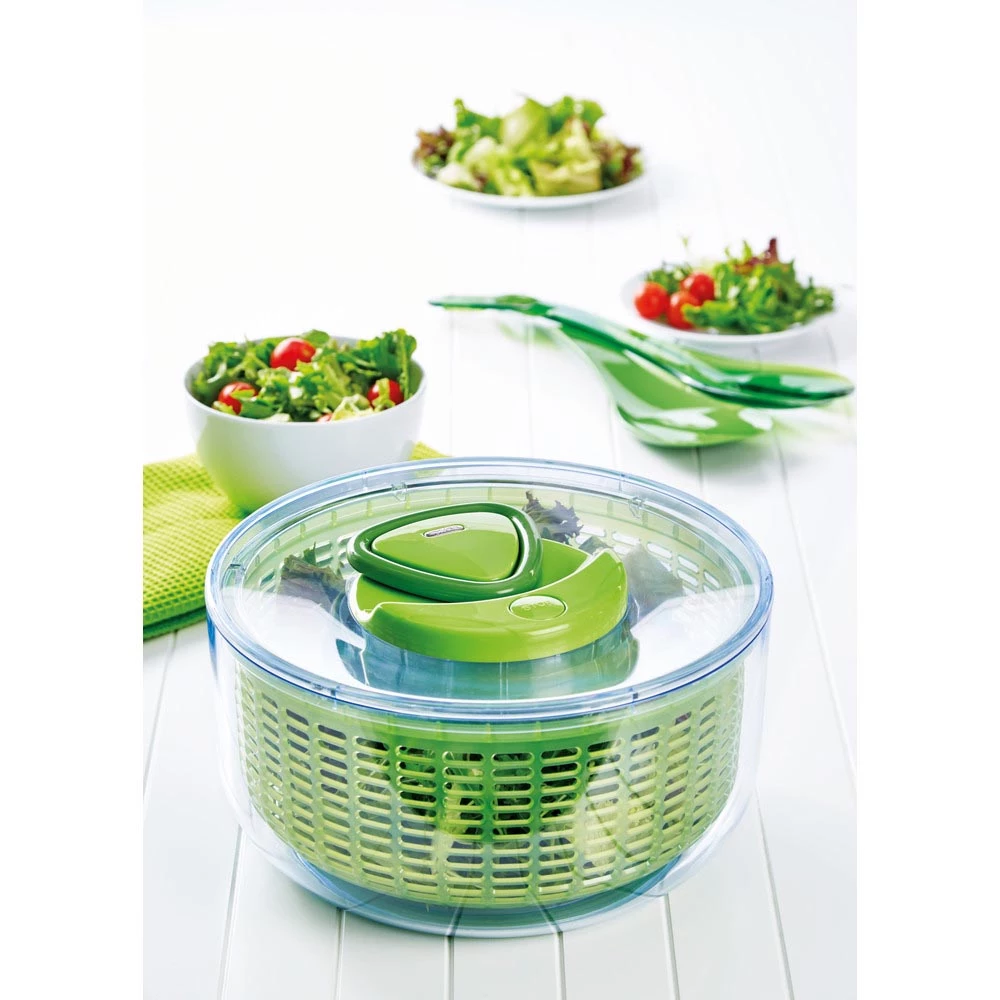 Zyliss 4-6 Easy Spin Salad Spinner 4 Zyliss 4-6 Easy Spin Salad Spinner
