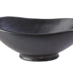 Chamba Imports Chamba Oval Fruitbowl W/ Base, Large All Chamba Cookware