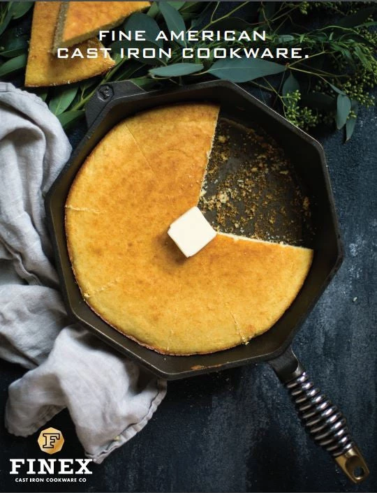 Cookware Finex Cast Iron Skillet With Lid (8"-12") 6 Cookware Finex Cast Iron Skillet With Lid (8"-12")