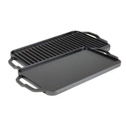 Lodge Chef Collection Reversible Grill/Griddle, 19.5" X 10"