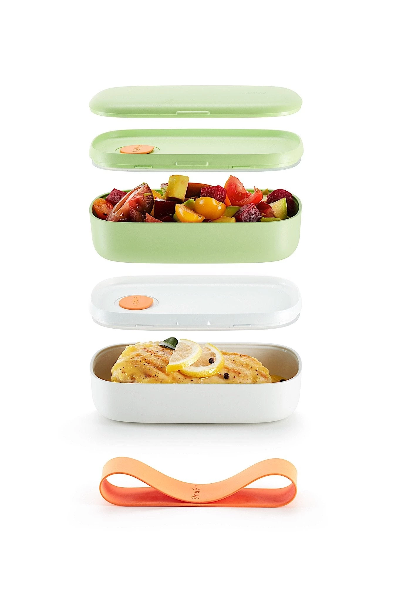 Travel & Storage Lekue Lunchbox To Go, Citrus 5 Travel & Storage Lekue Lunchbox To Go, Citrus