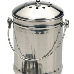 Table & Counter Accessories RSVP Stainless Steel Compost Pail