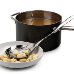 RSVP Stainless Steel Pierced Straining Spoon