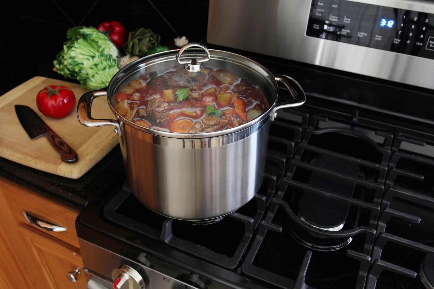 Chantal Stock Pot W/Lid, 8qt 4 Chantal Stock Pot W/Lid, 8qt