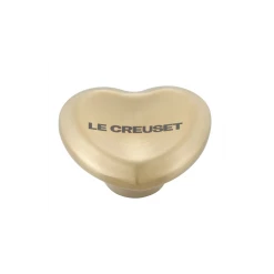 Le Creuset Figural Heart Knob, Light Gold - Large (45mm) Cookware