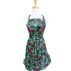 Two Lumps Of Sugar Treated Ruffle Apron Butterflies