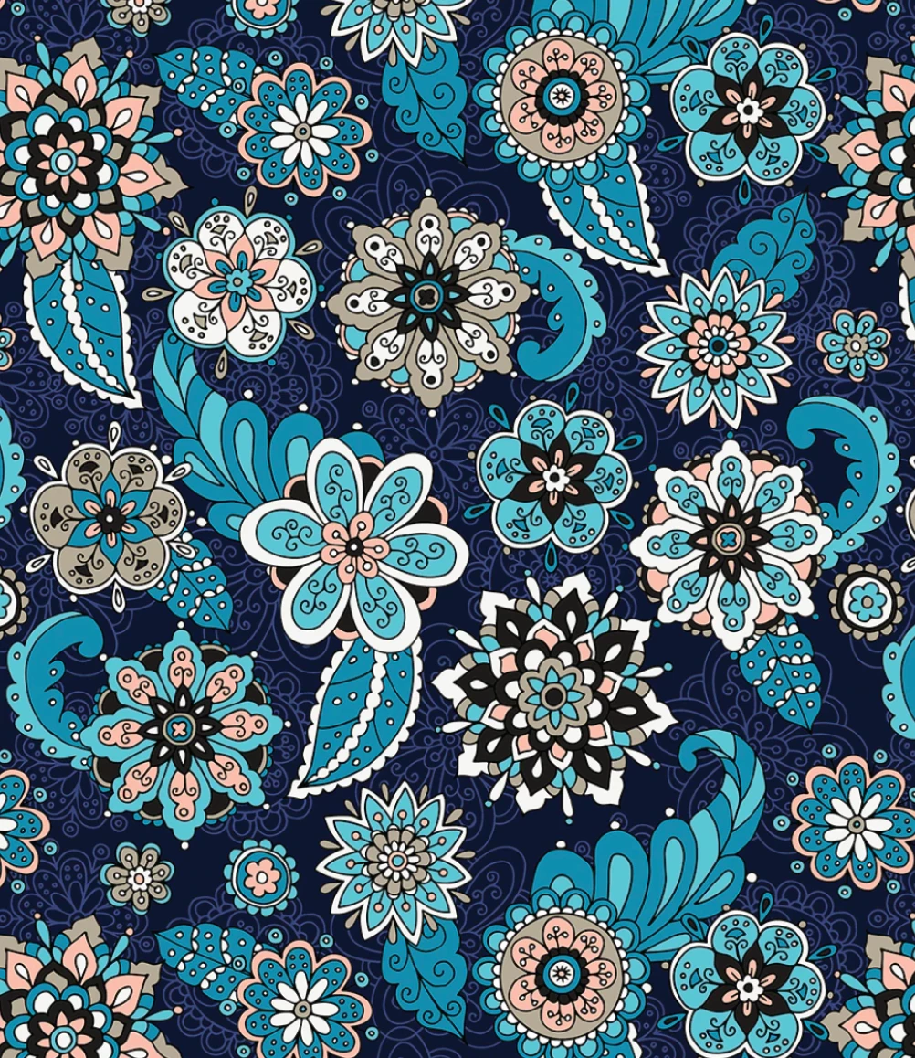 Two Lumps Of Sugar Treated Ruffle Apron, Midnight Shadow 3 Two Lumps Of Sugar Treated Ruffle Apron, Midnight Shadow