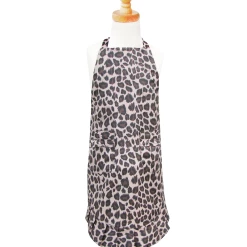 Two Lumps Of Sugar Aprons, Towels, & Hotpads Child Ruffle Apron Cheetah