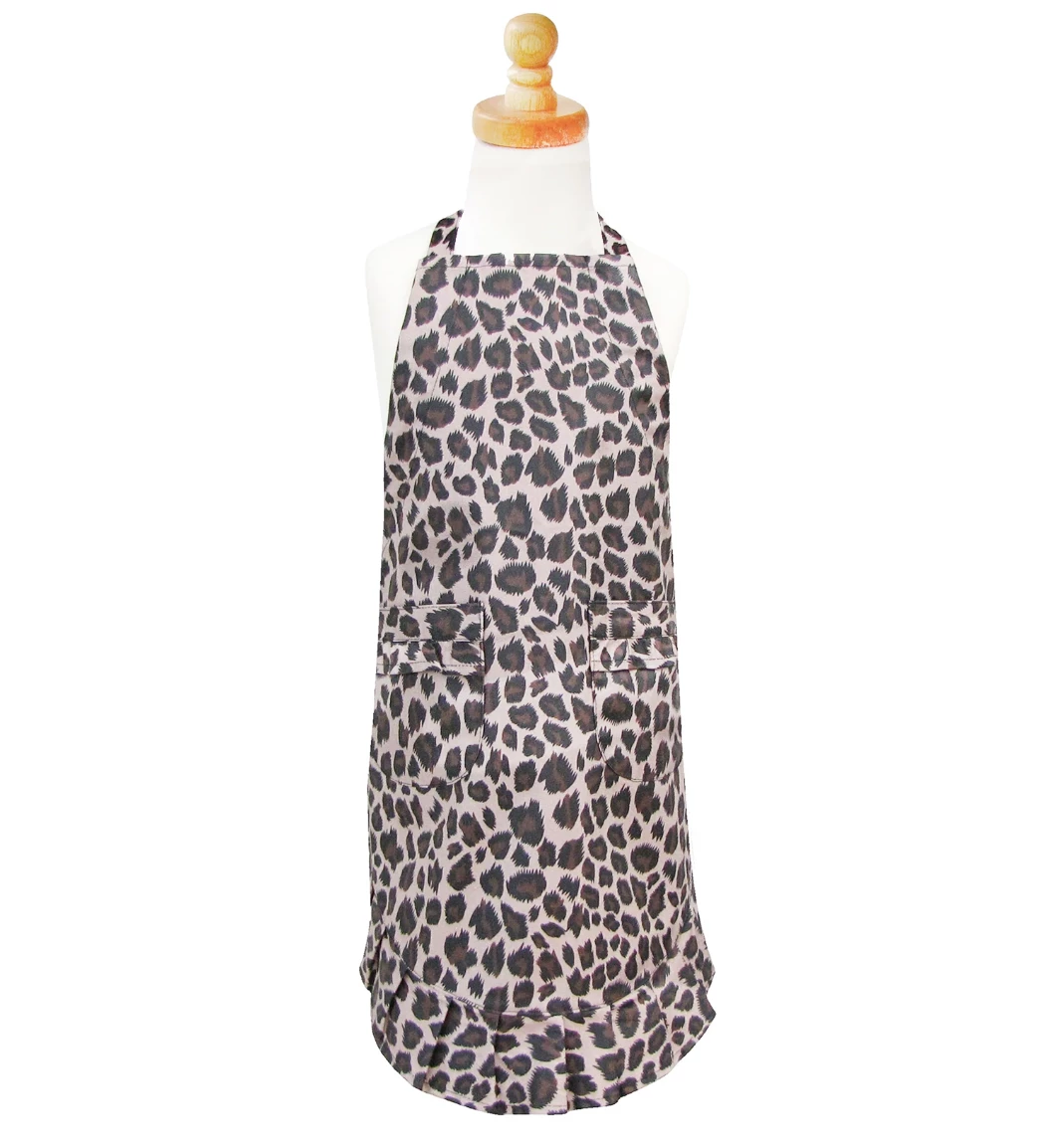 Two Lumps Of Sugar Aprons, Towels, & Hotpads Child Ruffle Apron Cheetah 3 Two Lumps Of Sugar Aprons, Towels, & Hotpads Child Ruffle Apron Cheetah