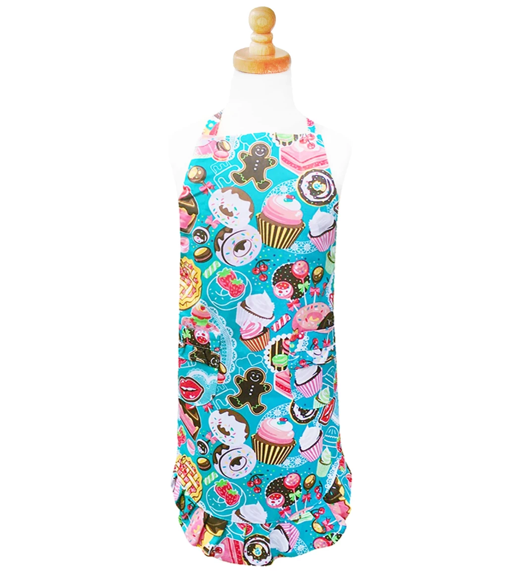 Two Lumps Of Sugar Child Ruffle Apron Yummy Cakes Aprons, Towels, & Hotpads 3 Two Lumps Of Sugar Child Ruffle Apron Yummy Cakes Aprons, Towels, & Hotpads