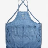 Aprons, Towels, & Hotpads MI COCINA Denim Apron, Light Vintage