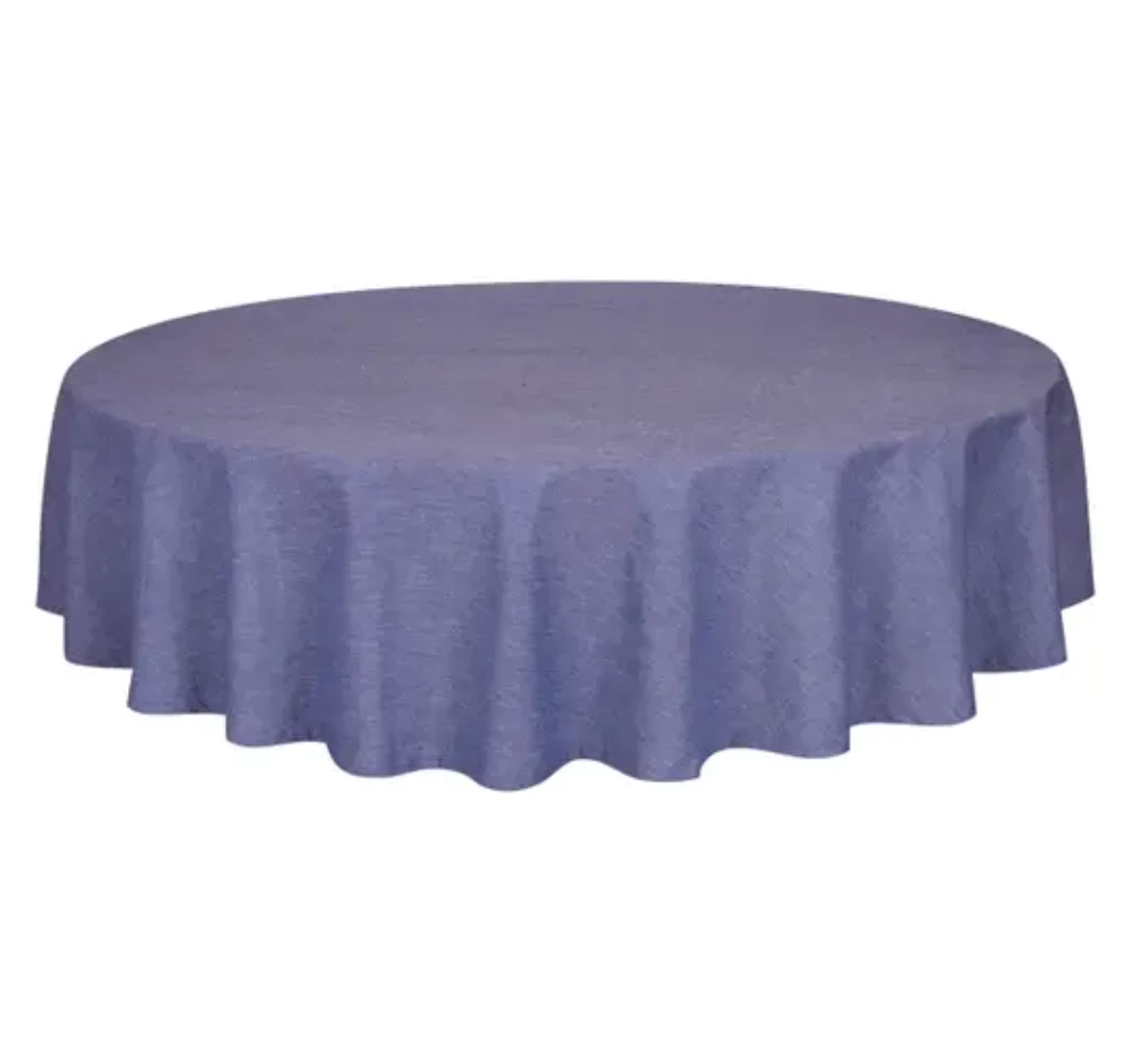 KAF Chambray Tablecloth - Navy Round 70" Aprons, Towels, & Hotpads 3 KAF Chambray Tablecloth - Navy Round 70" Aprons, Towels, & Hotpads