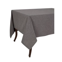 KAF Chambray Tablecloth - Black 70" X 90" Aprons, Towels, & Hotpads