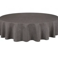 Aprons, Towels, & Hotpads KAF Chambray Tablecloth - Black Round 70"