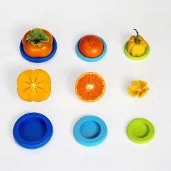 Food Huggers Silicone Storage, Set Of 6 Small Size Table/Bar