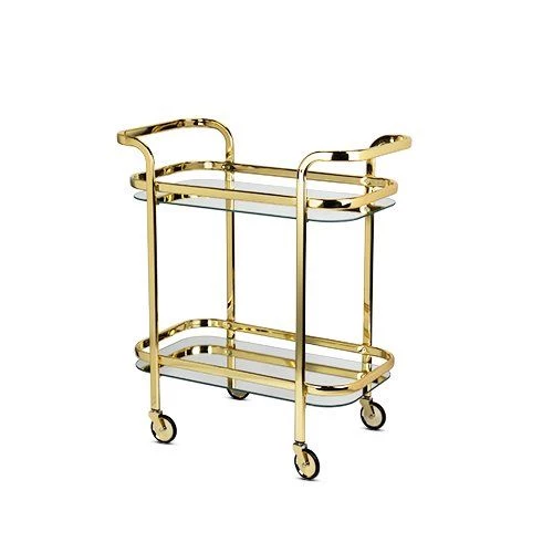 True Brands Belmont Bar Cart Table/Bar 4 True Brands Belmont Bar Cart Table/Bar