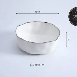 Pampa Bay Bianca Large Round Serving Bowl