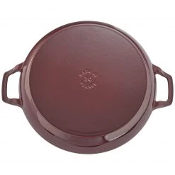 Staub Braiser W/Glass Lid, 3.5 Qt., Grenadine