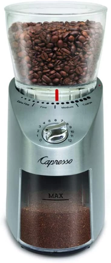 Capresso Inc. Appliances Capresso Infinity PLUS Burr Grinder, Stainless Steel 3 Capresso Inc. Appliances Capresso Infinity PLUS Burr Grinder, Stainless Steel