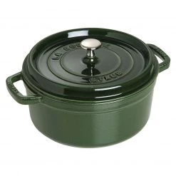 Cookware Staub Round Cocotte, Premium Colors, 5.5 Qt.