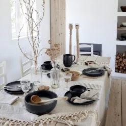 Casafina Pacifica Oval Platter, Seed Grey Table/Bar