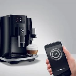 JURA E8 Automatic Coffee Machine, Piano Black - NEW VERSION 13 JURA E8 Automatic Coffee Machine, Piano Black - NEW VERSION