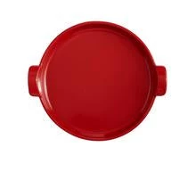 Emile Henry Bakeware Emile Flame Deep Dish Pizza Pan, Burgundy