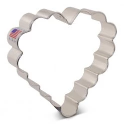 Ann Clark Ltd. Cookie Cutter, Heart Scalloped Bakeware